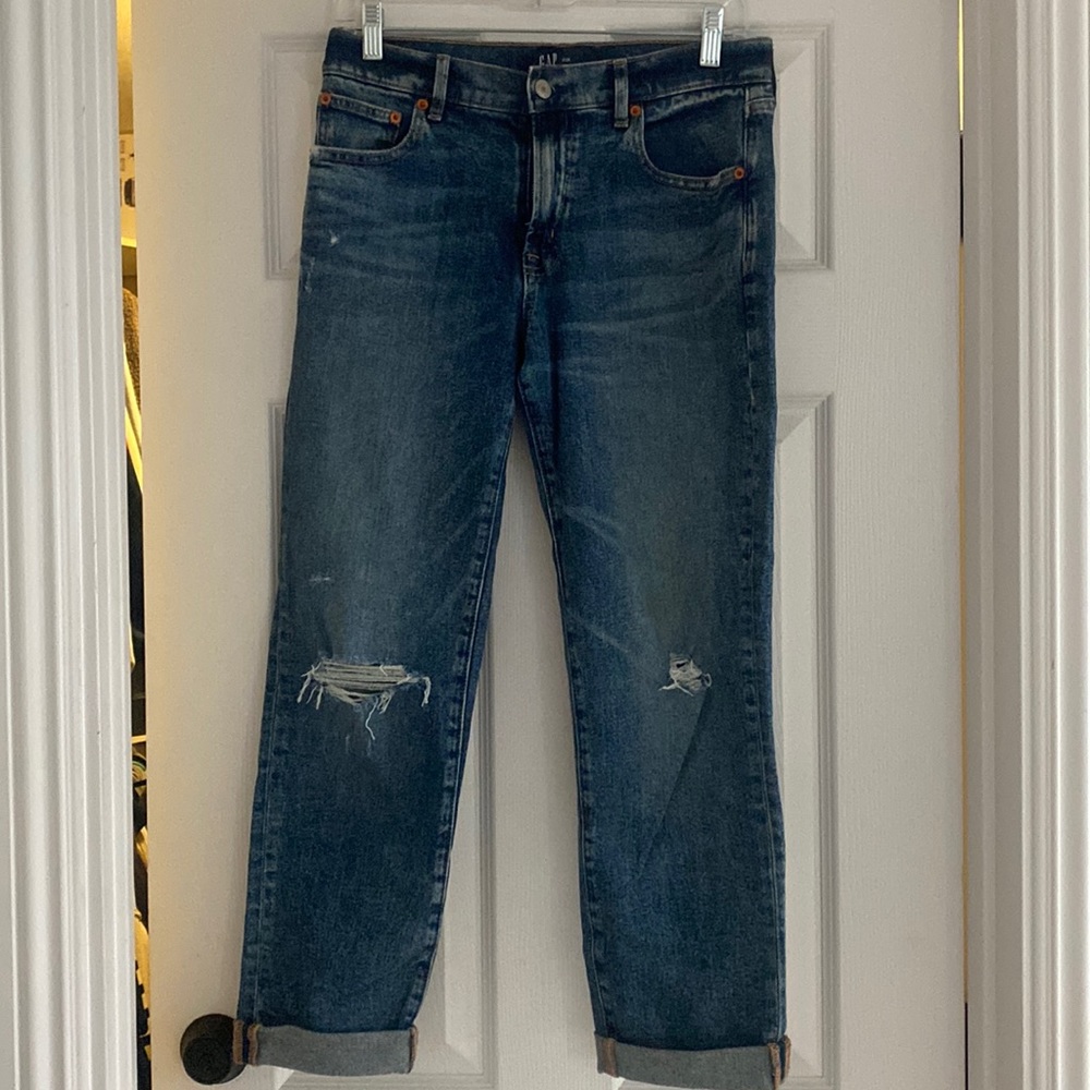 GAP girlfriend jeans size 2